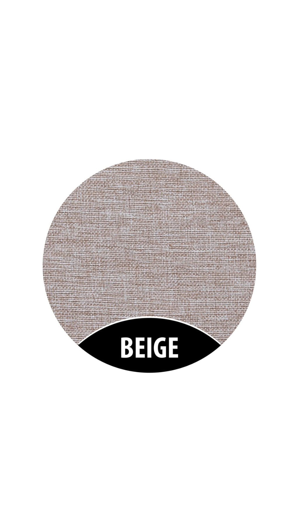 Textured beige color swatch with 'Beige' label on a white background